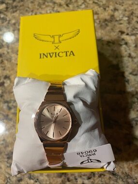 Invicta Rose Gold Stainless Steel Women's Bracelet Watch